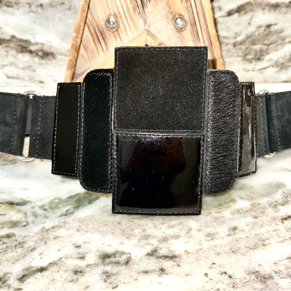 Anne Fontaine Patent & Calf Belt - Picture 12 of 16
